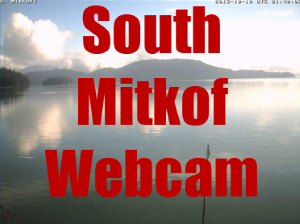 Click to see the Road Weather Information webcam from South Mitkof Highway at mile 33, Blaquiere Point